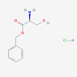molecular formula C10H14ClNO3 B554954 L-Serine benzyl ester hydrochloride CAS No. 60022-62-0