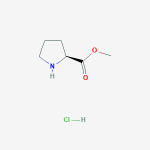 molecular formula C6H12ClNO2 B554962 Methyl L-prolinate hydrochloride CAS No. 2133-40-6