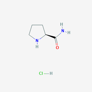 molecular formula C5H11ClN2O B554965 (S)-Pyrrolidine-2-carboxamide monohydrochloride CAS No. 42429-27-6