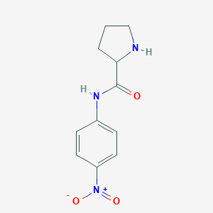 molecular formula C11H13N3O3 B554966 N-(4-nitrophenyl)pyrrolidine-2-carboxamide CAS No. 108321-19-3