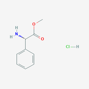 molecular formula C9H12ClNO2 B554969 (S)-(+)-2-Phenylglycine methyl ester hydrochloride CAS No. 15028-39-4