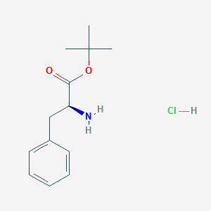 molecular formula C13H20ClNO2 B554973 H-DL-Phe-OtBu.HCl CAS No. 15100-75-1