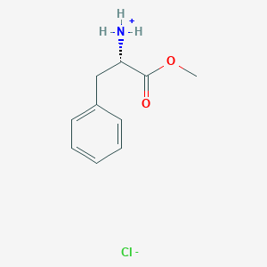 molecular formula C10H14ClNO2 B554974 Methyl L-phenylalaninate hydrochloride CAS No. 7524-50-7