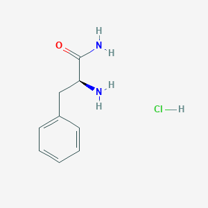 molecular formula C9H13ClN2O B554978 L-Phenylalaninamide hydrochloride CAS No. 65864-22-4