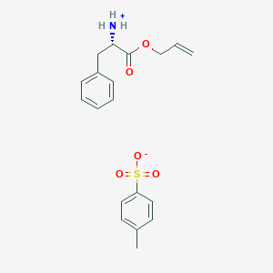 molecular formula C19H23NO5S B554979 (S)-Allyl 2-amino-3-phenylpropanoate 4-methylbenzenesulfonate CAS No. 88224-00-4