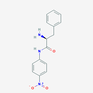 molecular formula C15H15N3O3 B554980 (S)-2-Amino-N-(4-nitrophenyl)-3-phenylpropanamide CAS No. 2360-97-6