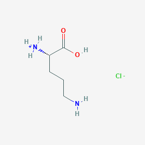 molecular formula C5H13ClN2O2 B554983 L-鸟氨酸盐酸盐 CAS No. 3184-13-2