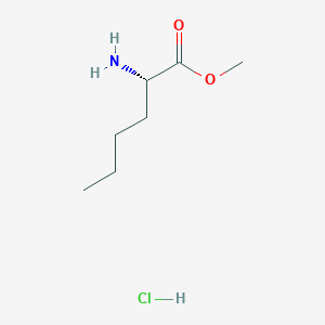 molecular formula C7H16ClNO2 B554989 (S)-Methyl 2-aminohexanoate hydrochloride CAS No. 3844-54-0