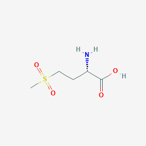 molecular formula C5H11NO4S B554994 Methionine Sulfone CAS No. 7314-32-1
