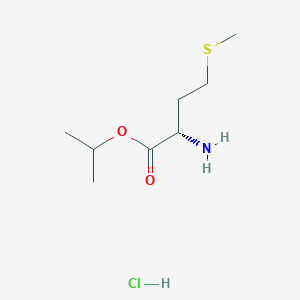 molecular formula C8H18ClNO2S B554995 Isopropyl L-methionate hydrochloride CAS No. 85391-05-5