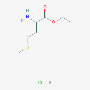 molecular formula C7H16ClNO2S B554996 Ethyl L-methionate hydrochloride CAS No. 2899-36-7