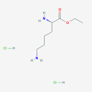 molecular formula C8H20Cl2N2O2 B555000 Ethyl L-lysinate dihydrochloride CAS No. 3844-53-9