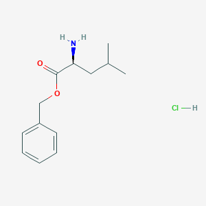molecular formula C13H20ClNO2 B555006 L-Leucine benzyl ester hydrochloride CAS No. 2462-35-3