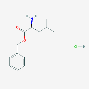 molecular formula C13H20ClNO2 B555006 (S)-Benzyl 2-amino-4-methylpentanoate hydrochloride CAS No. 2462-35-3