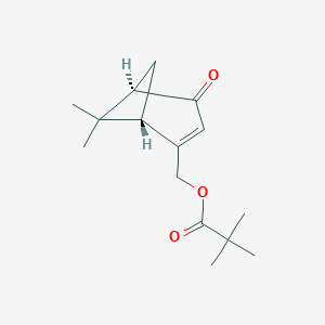 [(1S,5R)-6,6-dimethyl-4-oxo-2-bicyclo[3.1.1]hept-2-enyl]methyl 2,2-dimethylpropanoate