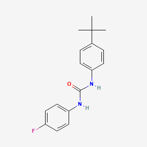 molecular formula C17H19FN2O B5550533 N-(4-tert-butylphenyl)-N'-(4-fluorophenyl)urea 