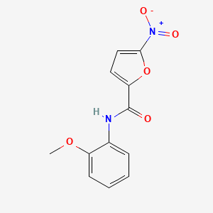 molecular formula C12H10N2O5 B5550607 N-(2-methoxyphenyl)-5-nitrofuran-2-carboxamide 