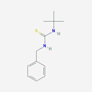 molecular formula C12H18N2S B5550624 1-Benzyl-3-tert-butylthiourea CAS No. 14327-01-6