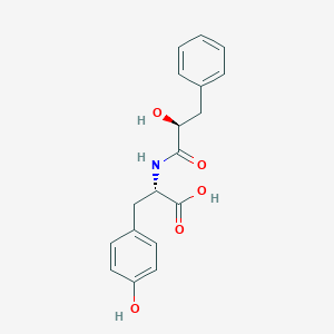 molecular formula C18H19NO5 B555071 L-beta-Phenyllactoyl-tyr-OH CAS No. 201336-54-1