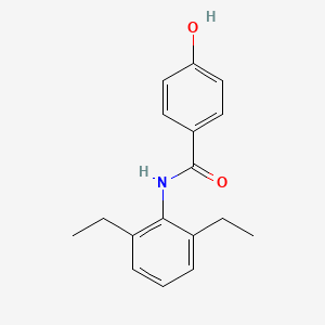 molecular formula C17H19NO2 B5550747 N-(2,6-Diethylphenyl)-4-hydroxybenzamide, AldrichCPR 