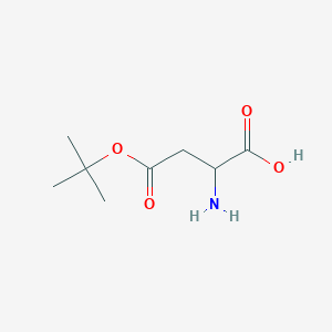 molecular formula C8H15NO4 B555076 L-天冬氨酸4-叔丁基酯 CAS No. 3057-74-7