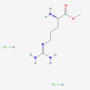 molecular formula C7H18Cl2N4O2 B555088 L-Arginine methyl ester dihydrochloride CAS No. 26340-89-6