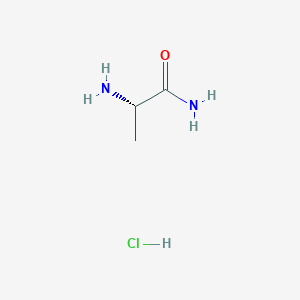 (2s)-1-Amino-1-oxopropan-2-aminium chloride