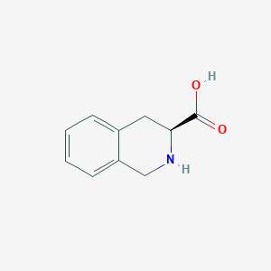 molecular formula C10H11NO2 B555145 (S)-1,2,3,4-Tetrahydroisoquinoline-3-carboxylic acid CAS No. 74163-81-8