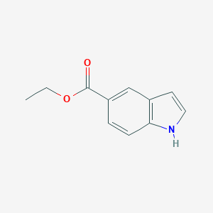 molecular formula C11H11NO2 B555149 Ethyl indole-5-carboxylate CAS No. 32996-16-0