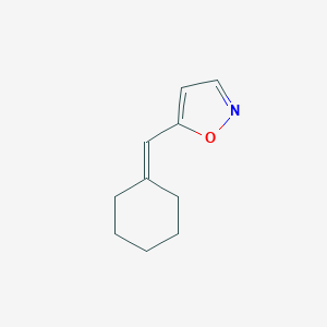 B055515 5-(Cyclohexylidenemethyl)isoxazole CAS No. 113352-01-5