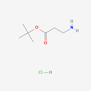 molecular formula C7H16ClNO2 B555159 tert-Butyl 3-aminopropanoate hydrochloride CAS No. 58620-93-2