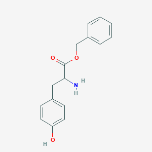 molecular formula C16H17NO3 B555176 (S)-Benzyl 2-amino-3-(4-hydroxyphenyl)propanoate CAS No. 42406-77-9
