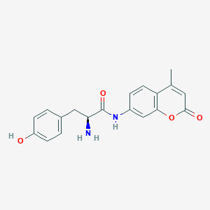 molecular formula C21H19F3N2O6 B555178 L-Tyrosine 7-amido-4-methylcoumarin CAS No. 94099-57-7