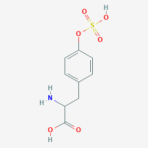 molecular formula C9H11NO6S B555180 (2S)-2-Amino-3-[4-(hydroxysulfonyloxy)phenyl]propanoic acid CAS No. 146386-55-2