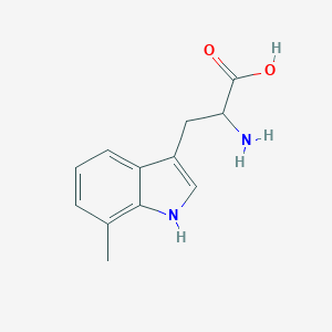molecular formula C12H14N2O2 B555185 7-Methyl-DL-tryptophan CAS No. 17332-70-6