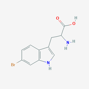 molecular formula C11H11BrN2O2 B555188 6-Bromo-DL-tryptophan CAS No. 33599-61-0