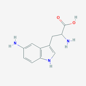 molecular formula C14H20N4O4 B555190 5-Amino-DL-tryptophan CAS No. 6383-69-3