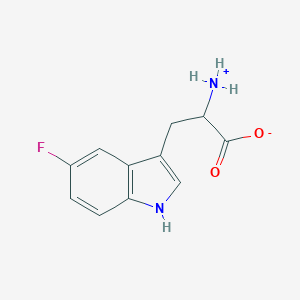 molecular formula C11H11FN2O2 B555192 5-Fluorotryptophan CAS No. 154-08-5