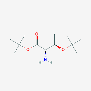 molecular formula C13H25NO5 B555203 (2S,3R)-tert-Butyl 2-amino-3-(tert-butoxy)butanoate CAS No. 5854-78-4