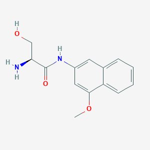 molecular formula C14H16N2O3 B555216 L-Serine 4-methoxy-beta-naphthylamide CAS No. 81607-67-2