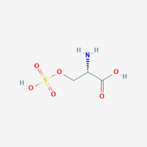 molecular formula C3H7NO6S B555219 L-丝氨酸O-硫酸酯 CAS No. 626-69-7
