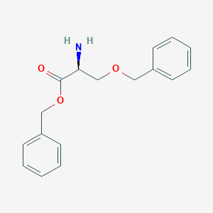 molecular formula C17H19NO3 B555222 (S)-benzyl 2-amino-3-(benzyloxy)propanoate CAS No. 67321-05-5