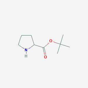 molecular formula C9H17NO2 B555226 tert-Butyl L-prolinate CAS No. 2812-46-6