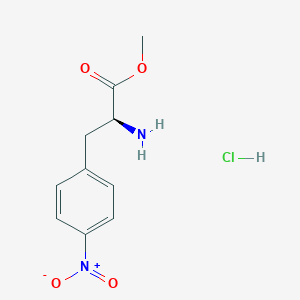 molecular formula C10H13ClN2O4 B555233 4-Nitro-L-phenylalanine Methyl Ester Hydrochloride CAS No. 17193-40-7