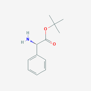 molecular formula C12H17NO2 B555236 (S)-叔丁基 2-氨基-2-苯基乙酸酯 CAS No. 53934-78-4
