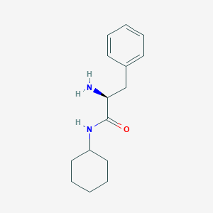 molecular formula C15H22N2O B555241 L-苯丙氨酸环己酰胺 CAS No. 17186-53-7