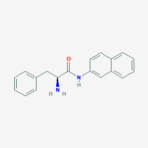molecular formula C19H18N2O B555243 (S)-2-Amino-N-(2-naphthyl)-3-phenylpropionamide CAS No. 740-57-8