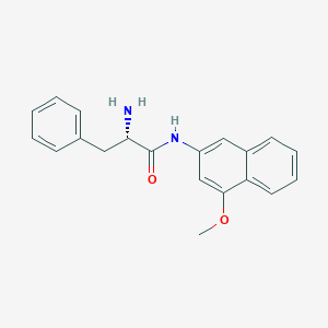 molecular formula C20H20N2O2 B555245 N-(4-Methoxynaphthalen-2-yl)-L-phenylalaninamide CAS No. 60285-95-2