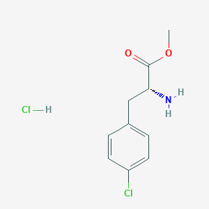 molecular formula C10H13Cl2NO2 B555251 4-氯-D-苯丙氨酸甲酯盐酸盐 CAS No. 33965-47-8