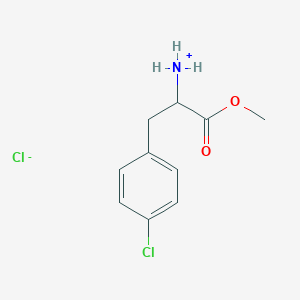 molecular formula C10H13Cl2NO2 B555252 4-氯-DL-苯丙氨酸甲酯盐酸盐 CAS No. 14173-40-1